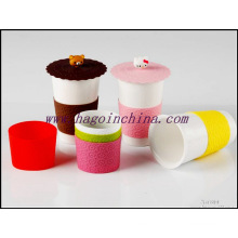 Food Grade Heat Resistant Silicon Rubber Bottle Sleeve